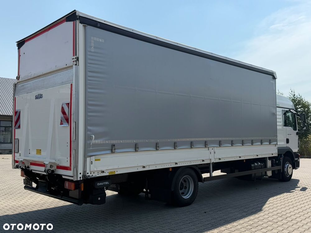 MAN TGM 15.290 / BURTO - FIRANKA / WINDA / 370 TYŚ KM / ŁADOWNOŚĆ 8 120 KG / 1 REJ. 2019 ROK / 18 EUROPALET / ZSUWANY DACH / SPROWADZONY / SYPIALKA / EURO 6 - 5