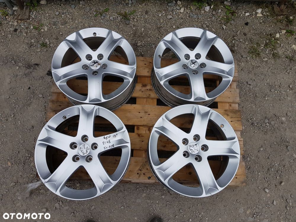 alufelgi dv138-t09 peugeot 407 607 508 7.0''x 17'' 5x108 et 48 - 1