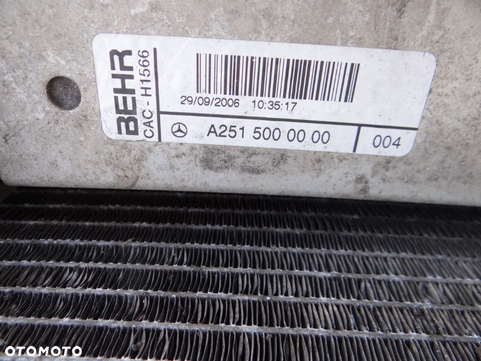 ML GL X W164  3.0 3.2 Intercooler chlodnica powietrza 2515000000 - 6