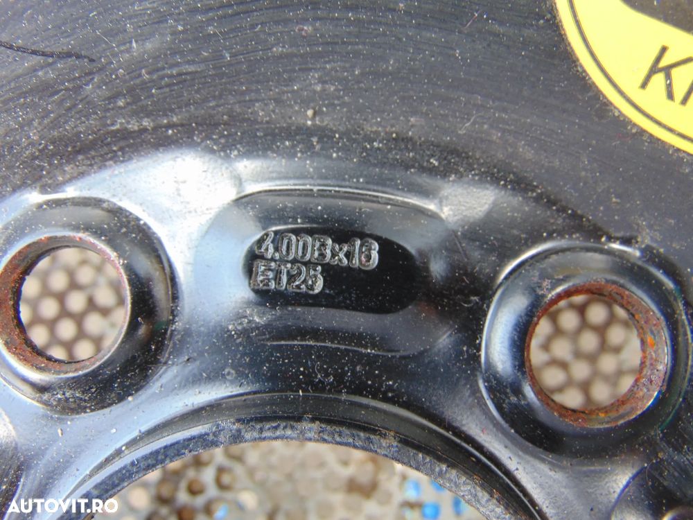 Roata rezerva Ford Mondeo Slim MK5 R16 roata rezerva slim mondeo mk5 - 5