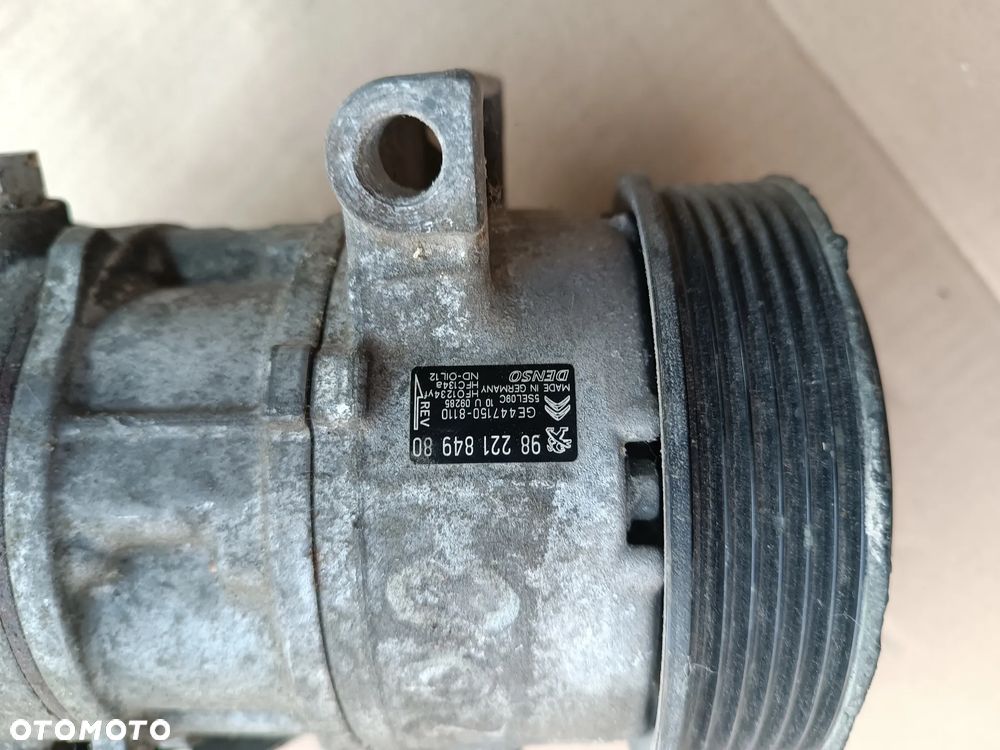 SPRĘŻARKA KOMPRESOR KLIMATYZACJI 9822184980 PEUGEOT CITROEN - 2