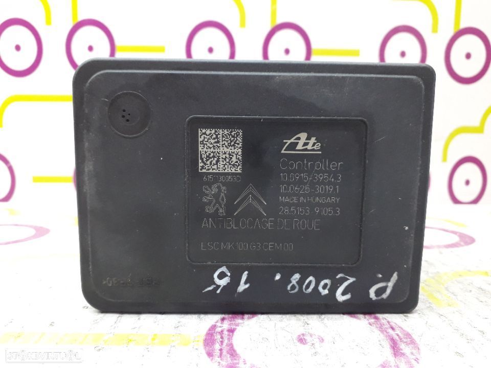 Módulo ABS Peugeot 2008 1.6 HDi 92Cv de 2015 - Ref: 9813805380- NO70084 - 2