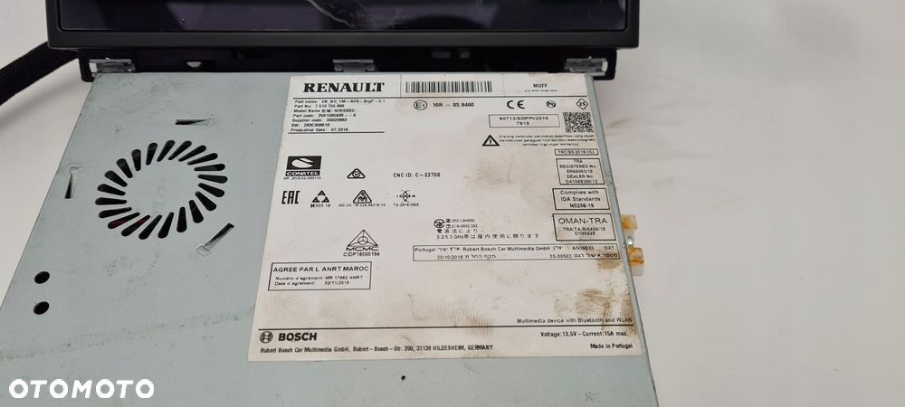 renault clio v radio moduł wyświetlacz - 4