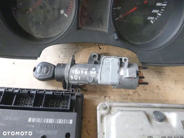 ZESTAW STARTOWY KOMPUTER STACYJKA IMMOBILIZER LICZNIK SEAT IBIZA III CORDOBA II 1.9 SDI 038906012EM - 4