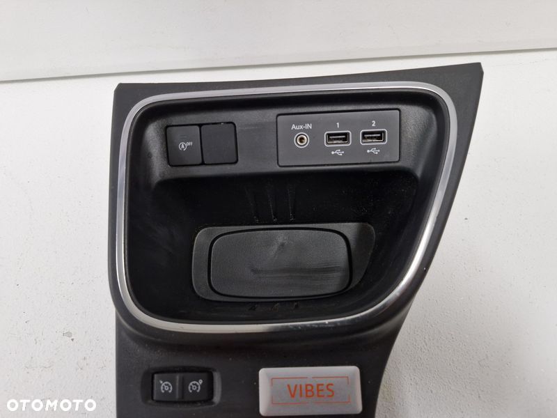 renault twingo 3 iii lift ramka lewarka tunelu usb gałka mieszek - 4