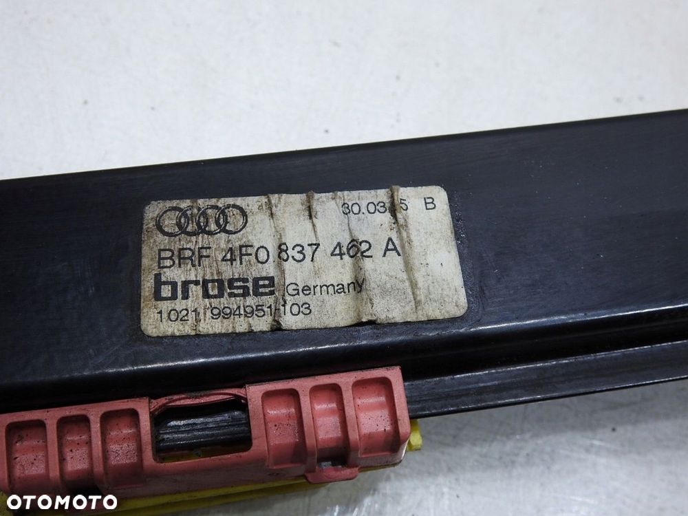 PODNOŚNIK SZYBY PRAWY PRZÓD AUDI A6 C6 4F0837462A - 11