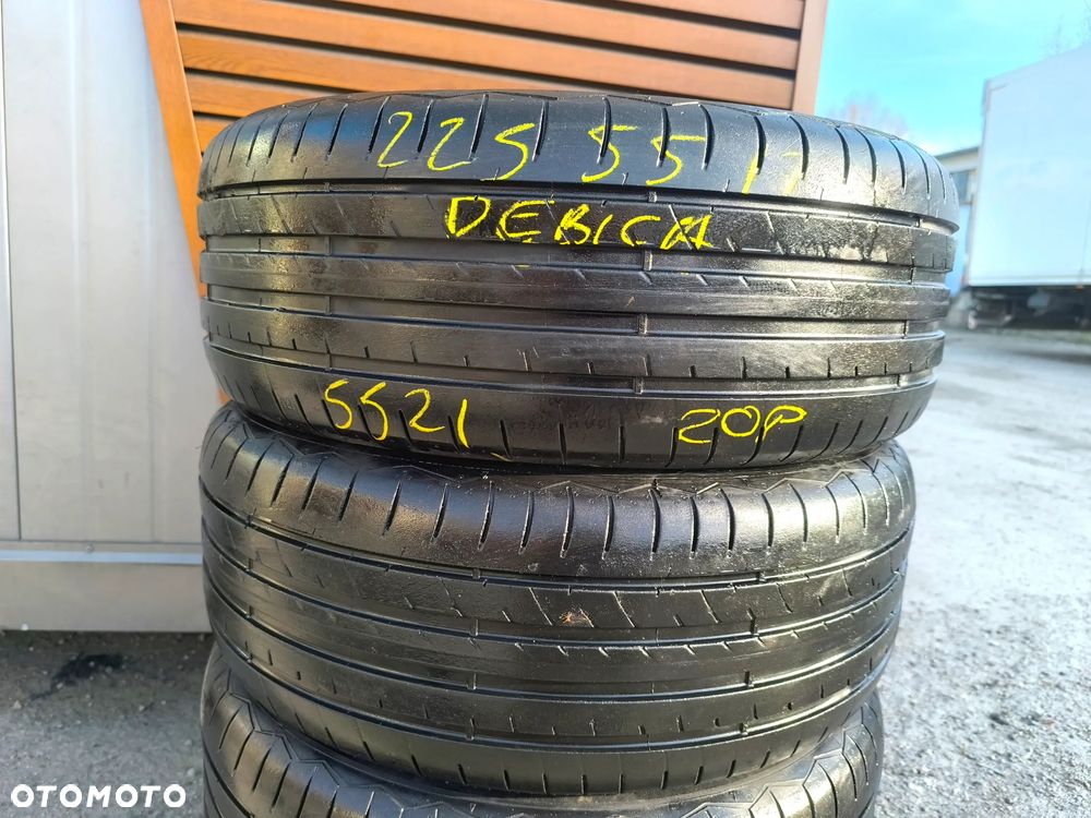 225/55R17 101Y Opony Letnie Lato DĘBICA PRESTO HP2 4,5-5mm Legnica ALU-RAD 21r. 225/55 - 4