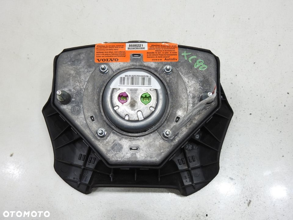 PODUSZKA AIRBAG KIEROWCY VOLVO XC90 I 8686221 - 5