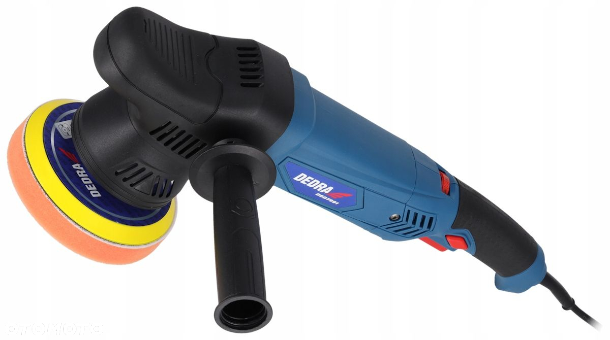 DEDRA ZESTAW SZLIFIERKA MASZYNA POLERSKA POLERKA DO AUTA 2 PADY 125 150MM - 8