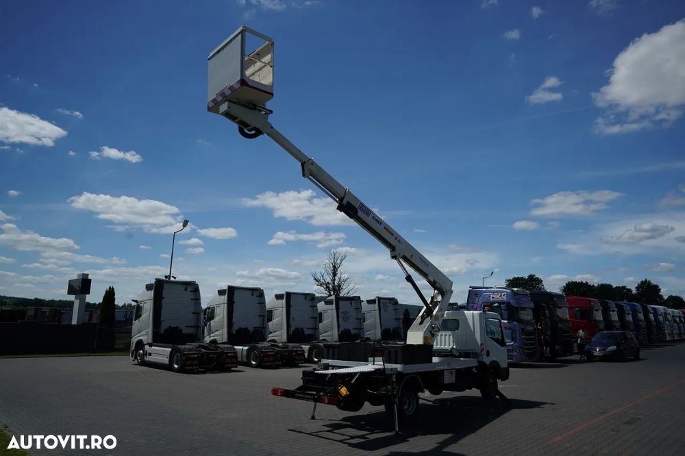 Nissan CABSTAR / BRAȚ AERIAL / ELEVATOR DE 16,2 METRI / GSR E160T / DUBLU / CAPACITATE DE RIDICARE - 200 kg / 4 STABILIZATOARE / - 5