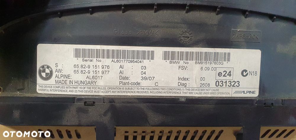 Wyświetlacz monitor NAVI nawigacji BMW 3 E91 9151976 9151977 - 6