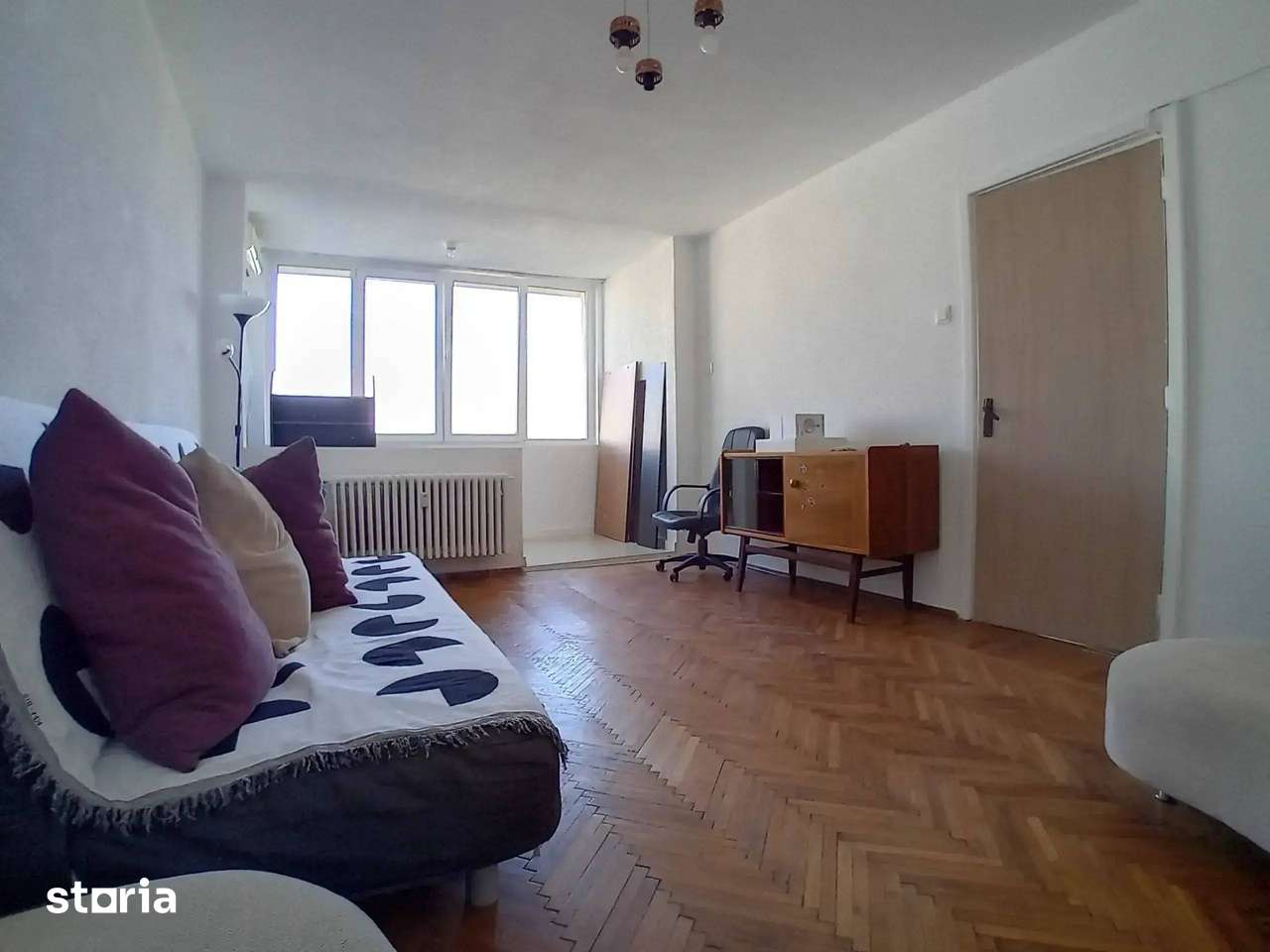 Apartament luminos cu balcon în Domenii, 2 camere — fotografia 2