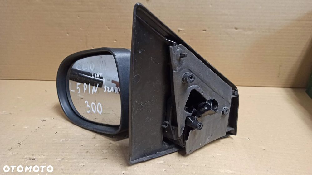 # LUSTERKO LEWE 5 PIN RENAULT CLIO III LIFT SZARY - 2