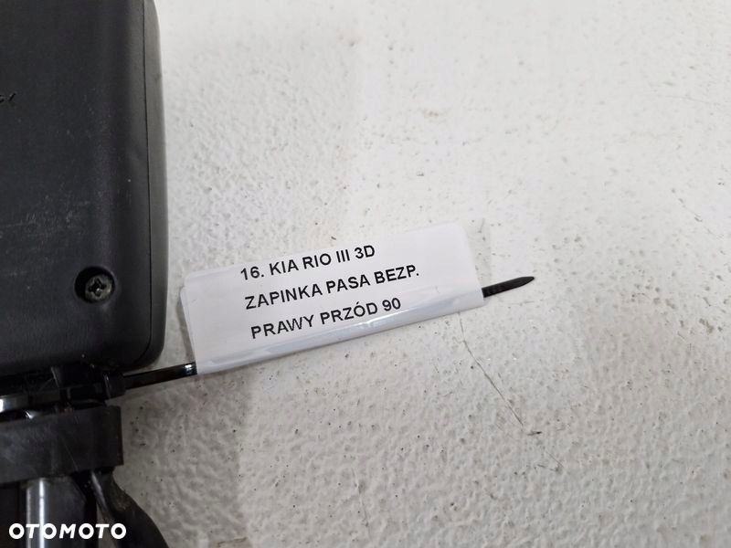 KIA RIO III 3 3D ZAPINKA KLAMRA PASA BEZPIECZEŃSTWA PRAWY PRZÓD 888401W100 - 2