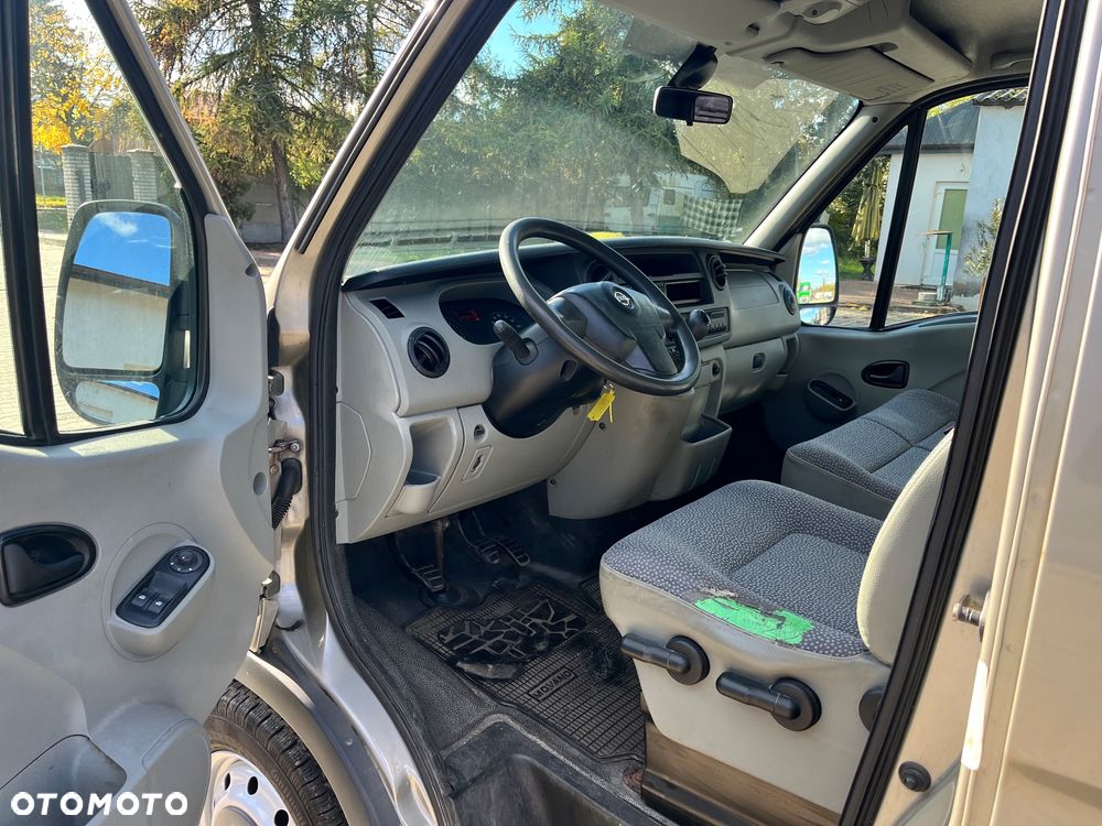 Opel Movano / L3H2 / Master / 2.5 D / 145 KM / brygadówka / doka / 6 osób / klima / WEBASTO / z Niemiec / Super stan - 15