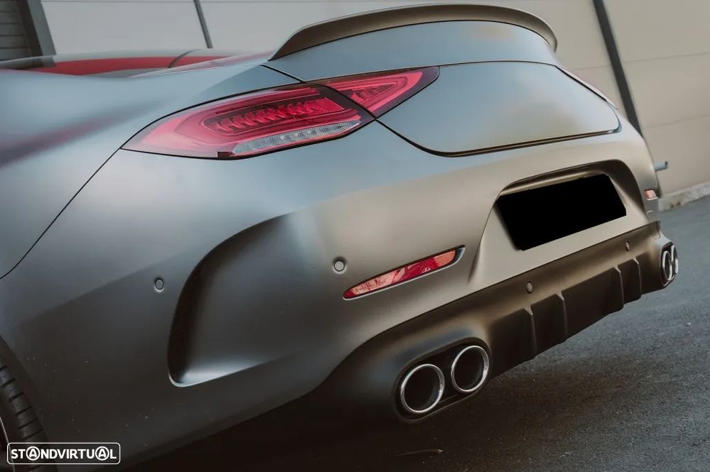 Difusor com Ponteiras Mercedes CLS C257 (2018 em diante) Look 53 AMG - 12