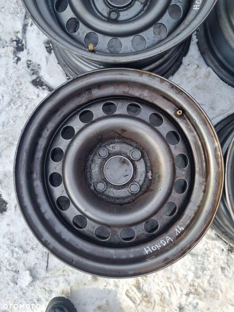 HONDA FELGI STALOWE FELGA 14 ET 38 4 SZTUKI KOMPLET * - 2