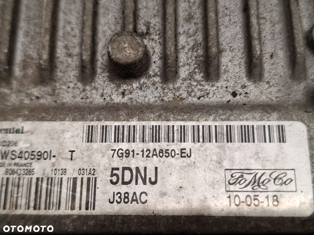 KOMPUTER STEROWNIK FORD MONDEO MK4 1.8TDCI 7G91-12A650-EJ SLASK WYSYLKA VAT - 2