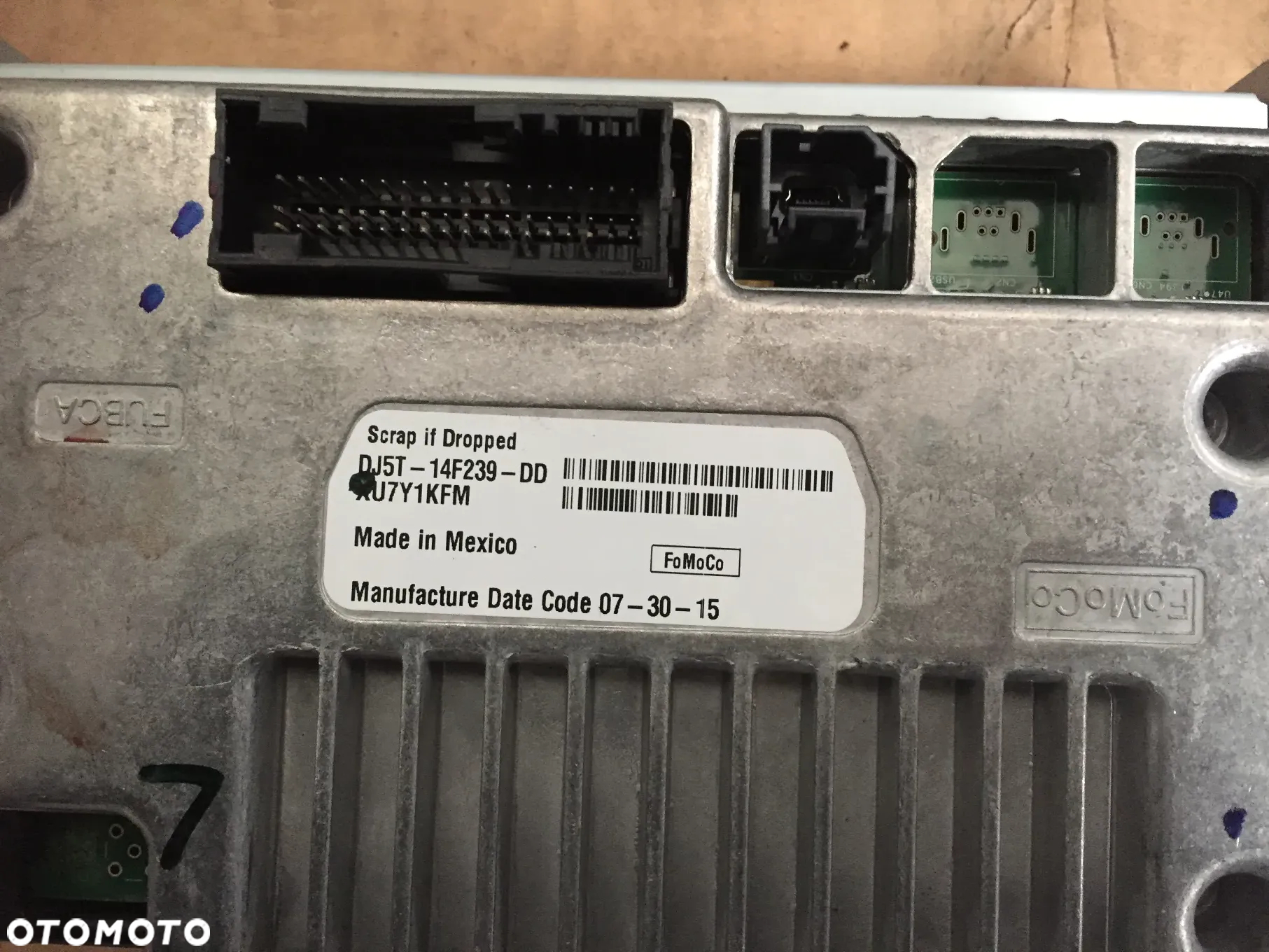 FORD GRAND C-MAX 15R RADIO 10R-048415 Z WYŚWIETLACZEM DJ5T-14F239-DD - 2