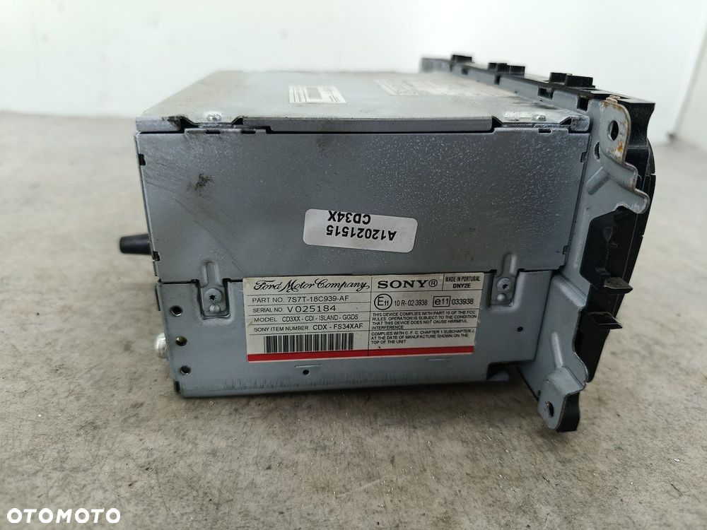 RADIO FABRYCZNE FORD MONDEO MK4 7S7T-18C939-AF  SONY - 5