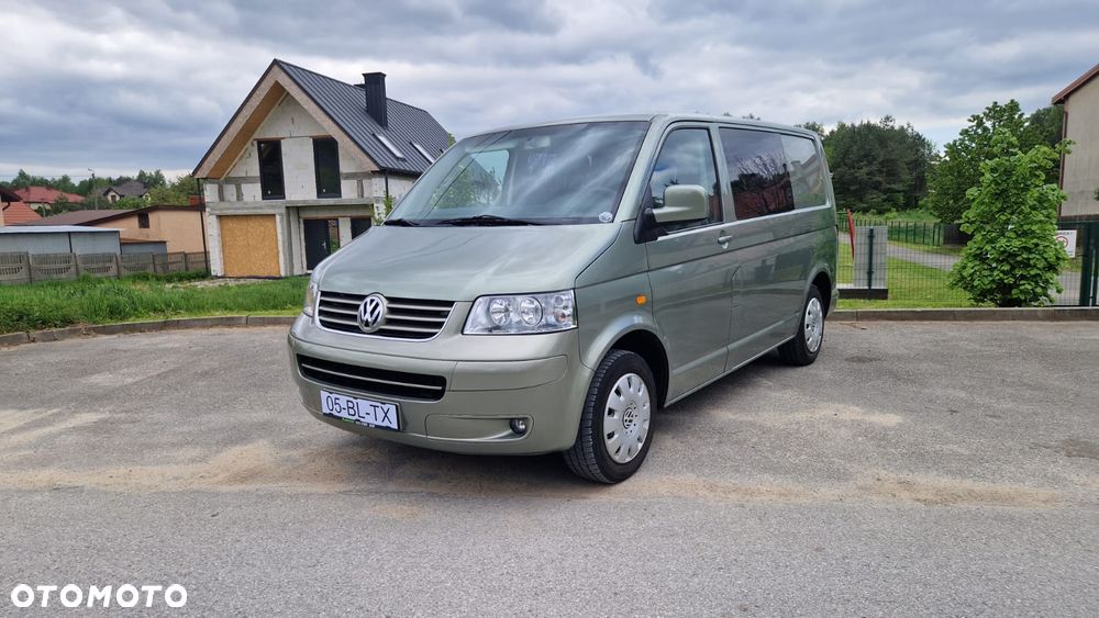Volkswagen TRANSPORTER T5 Klima Elektryka Tempomat Navi Kamera Dubel Kabina 6os Brygadówka - 7