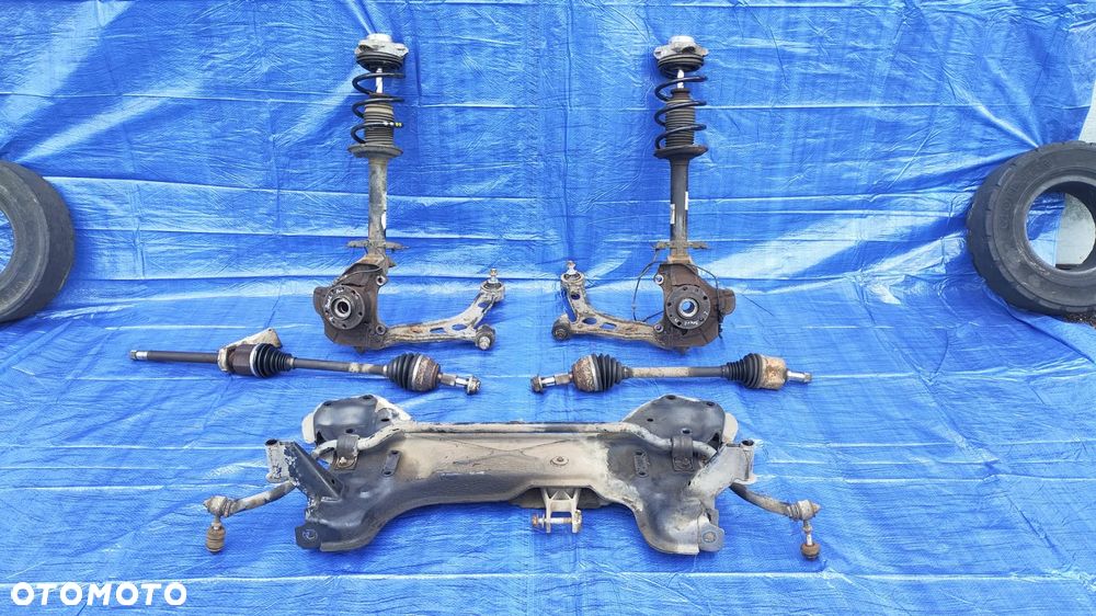 ZAWIESZENIE PRZÓD KOMPLETNE SANKI BELKA DRĄŻEK STABILIZATOR ZWROTNICA PIASTA MCPERSON AMORTYZATOR WAHACZ PÓŁOŚ LEWY PRAWY PEUGEOT BOXER CITROEN JUMPER FIAT DUCATO III 3 06- 2.0 BLUE HDI BLUEHDI 130KM - 1