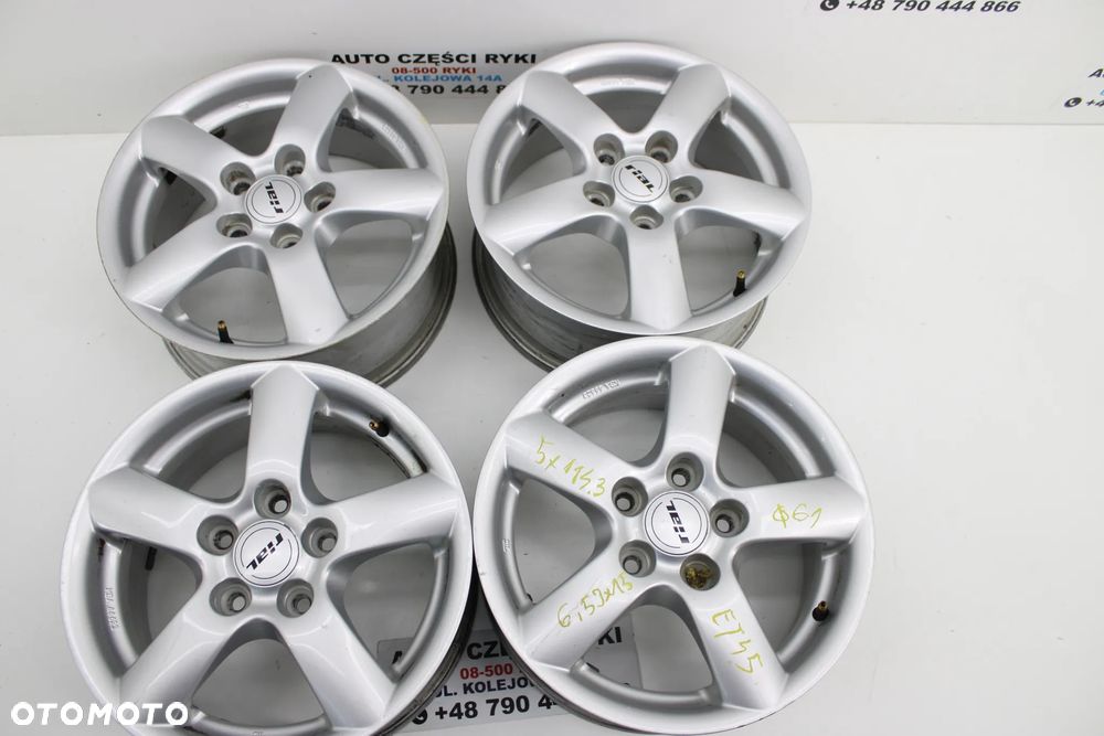 Rial Alu Felgi OS655K1  6.5x15 Et45  5x114.3 - 2