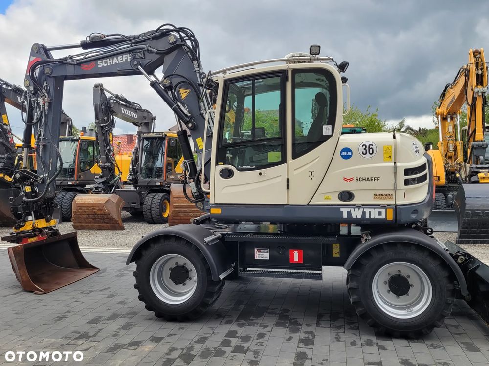 Schaeff Terex TW110 / ROTOTILT ze szczypcami / przebieg 3700h / bogate wyposażenie / - 8
