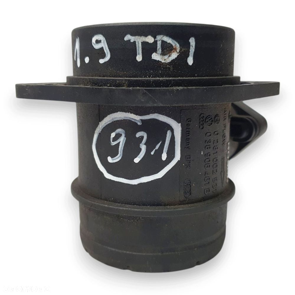 PRZEPŁYWOMIERZ Volkswagen Golf V Passat 1.9 TDI 038906461B Bosch - 15