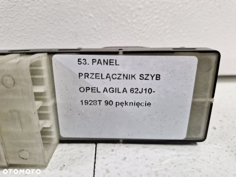 suzuki splash agila b panel przełącznik szyb lewy przód 62j10-1928t - 6