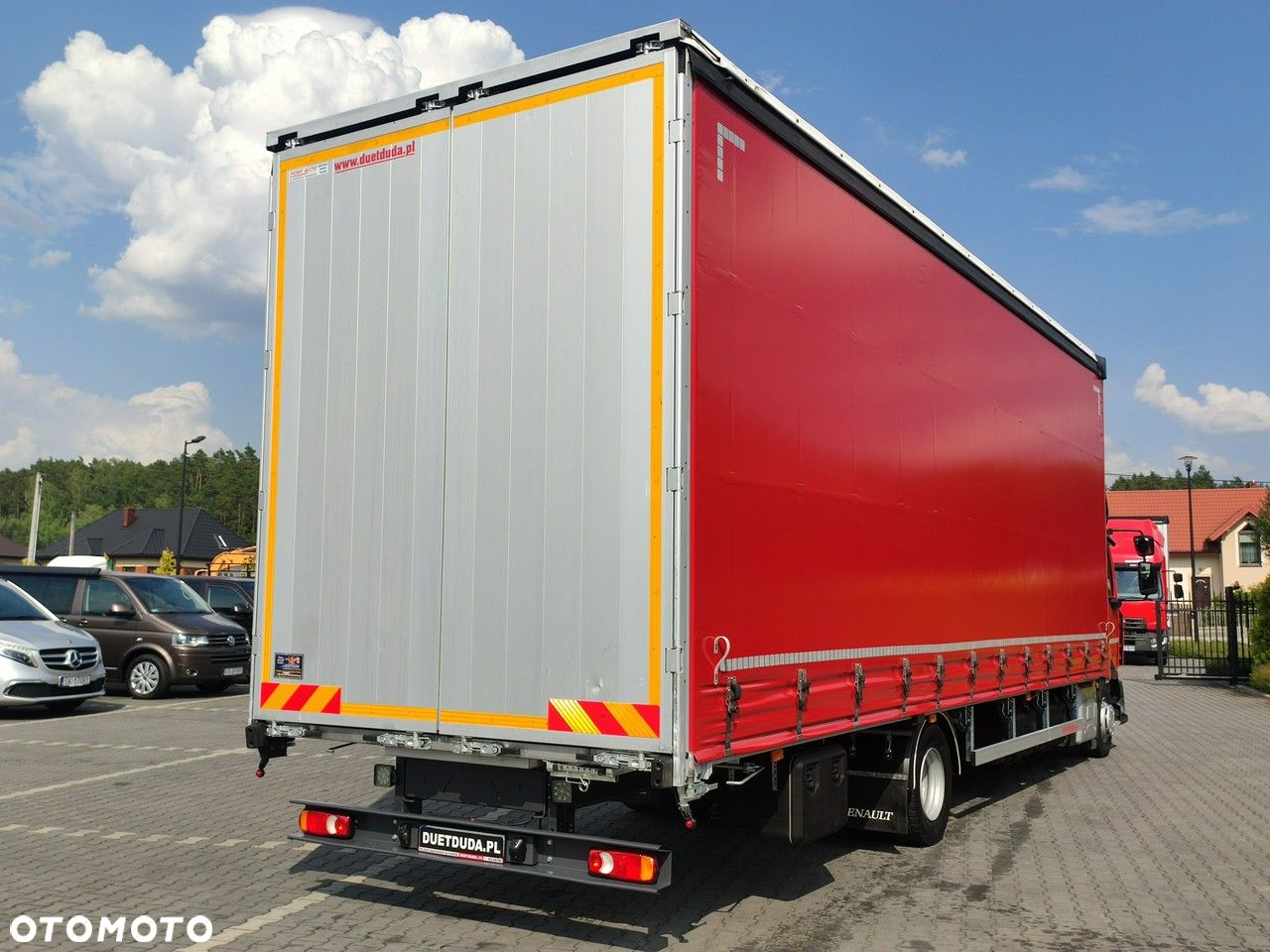 Renault D12.240 E6 Firana Tył Drzwi  Dach Zsuwany Długa 830cm - 17