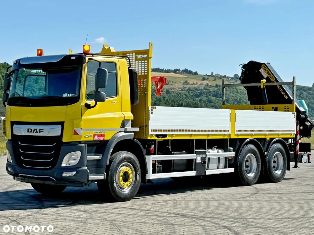DAF CF 450 * PLATFORMA 6,40 m + PK 22002 - EH D + PILOT * STAN BDB / 6x4 - 4