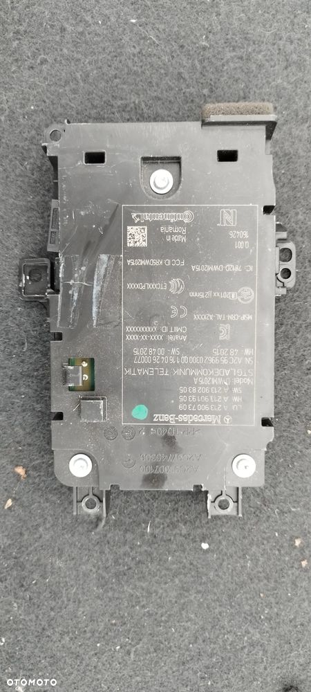 Mercedes w213 Moduł control telematic A2139007309 - 1