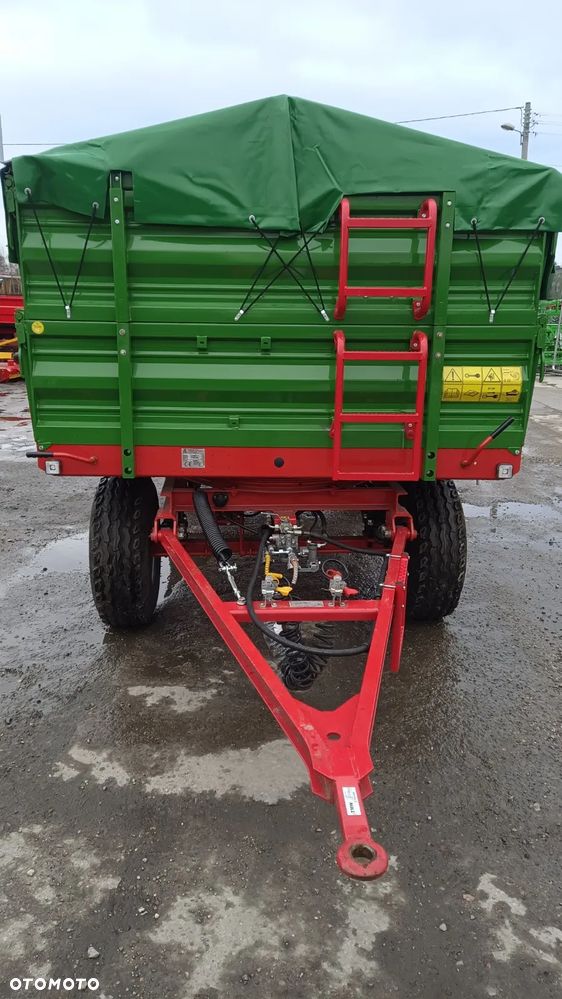 Pronar Przyczepa dwuosiowa Pronar PT-610 -10-ton, Przyczepa Pronar PT-653/2 - 6-ton z mechanizmem trójstronnego wywrotu 6-ton, nadstawy, plandeka - 18