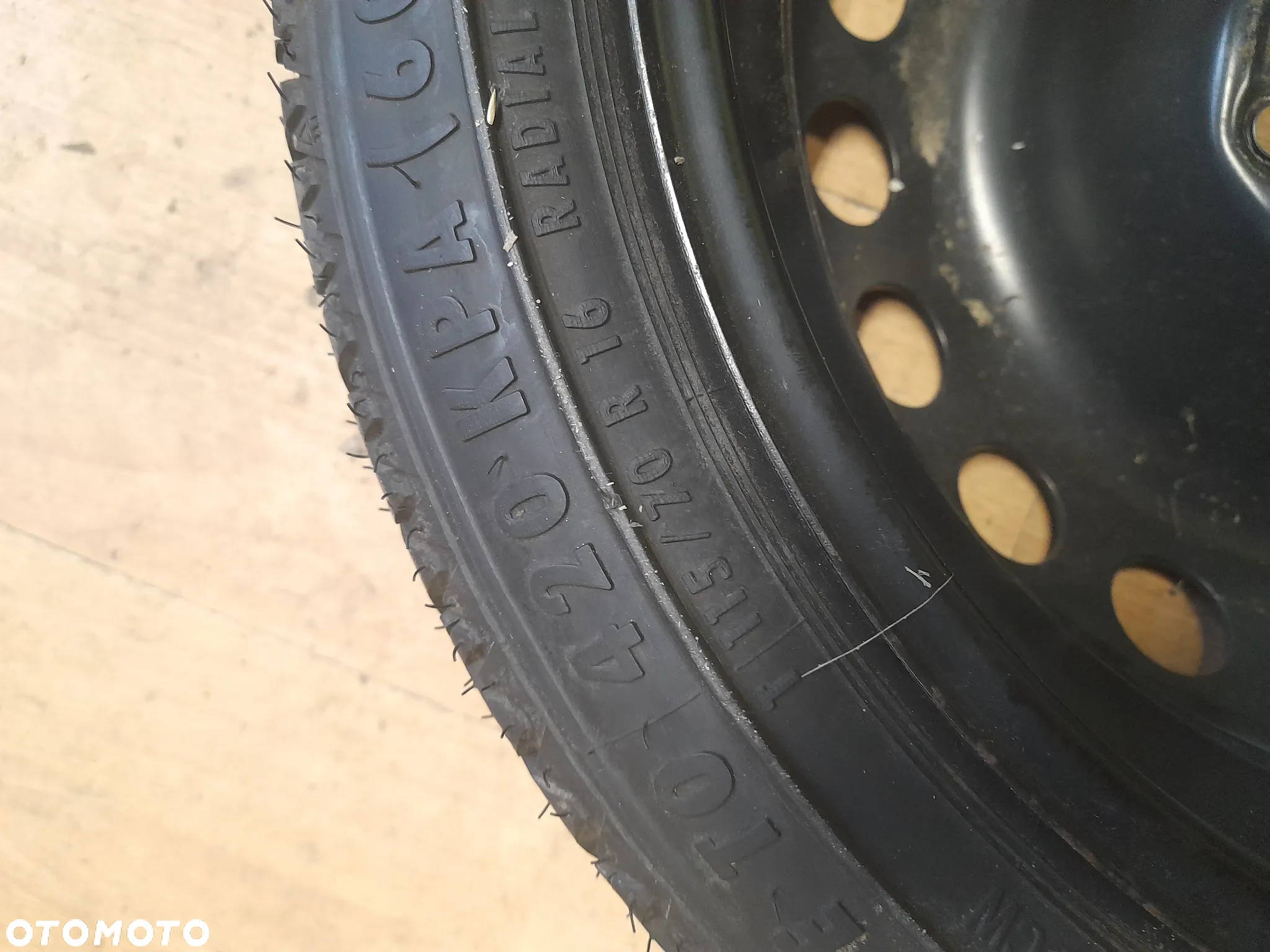 KOŁO DOJAZDOWE ZAPASOWE ZAPASÓWKA DOJAZDÓWKA 4X100 VW - 6