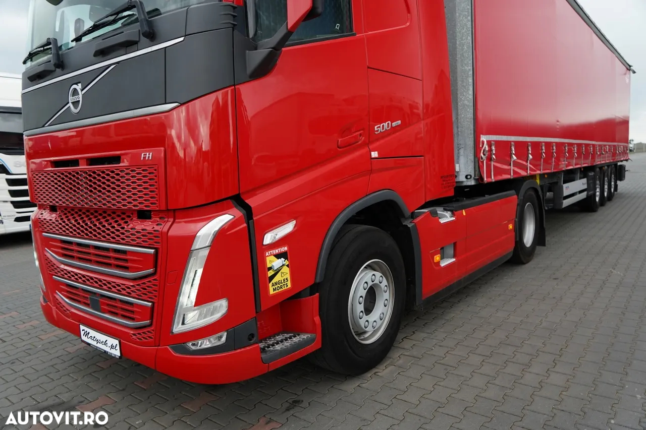 Volvo FH 500 / I-SAVE / XXL / I-PARK COOL / MODEL NOU / ANVELOPE 100% / + CORTINĂ STANDARD SCHMITZ / PUNTE RABATABILĂ / ACOPERIȘ RABATABIL / 2022 / DUPĂ CONTRACTUL DE SERVICE GOLD - 6