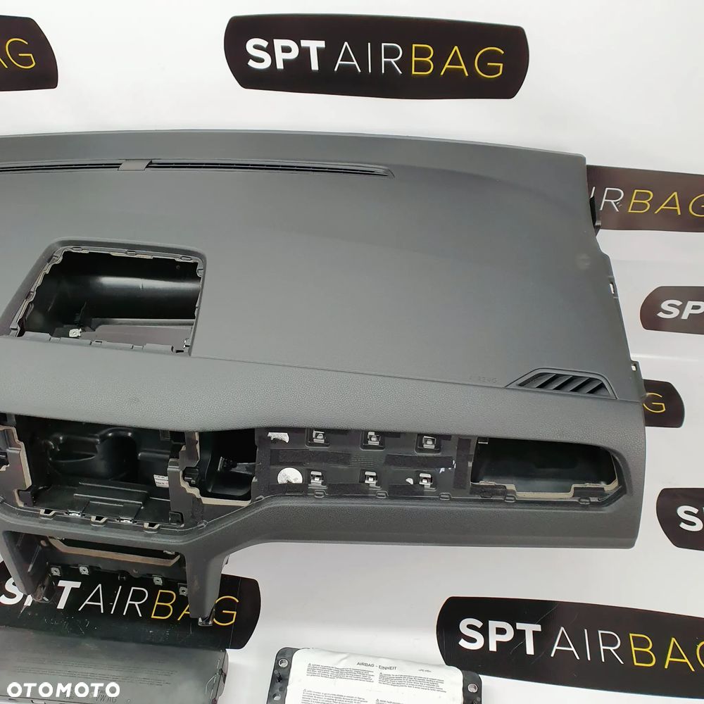 VOLKSWAGEN SPORTSVAN DESKA ROZDZIELCZA HEAD UP START STOP KONSOLA KOKPIT PULPIT PODUSZKI AIRBAG AIR BAG PASY KIT SET - 4