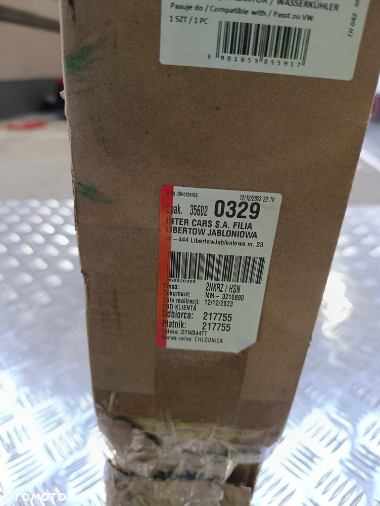 Chłodnica układ chłodzenia silnika THERMOTEC D7W044TT - 3