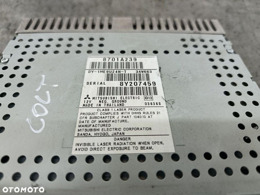 RADIO FABRYCZNE MITSUBISHI COLT VI 8701A239 - 7