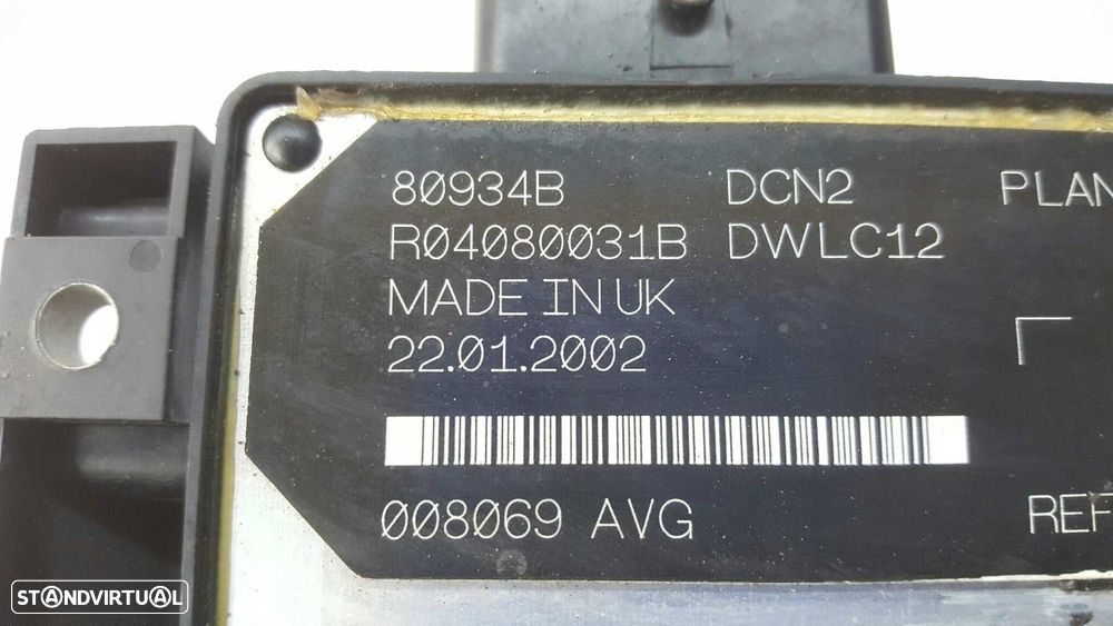 CENTRALINA DO MOTOR UCE CITROEN XSARA BERLINA 1.9 D SX - 6