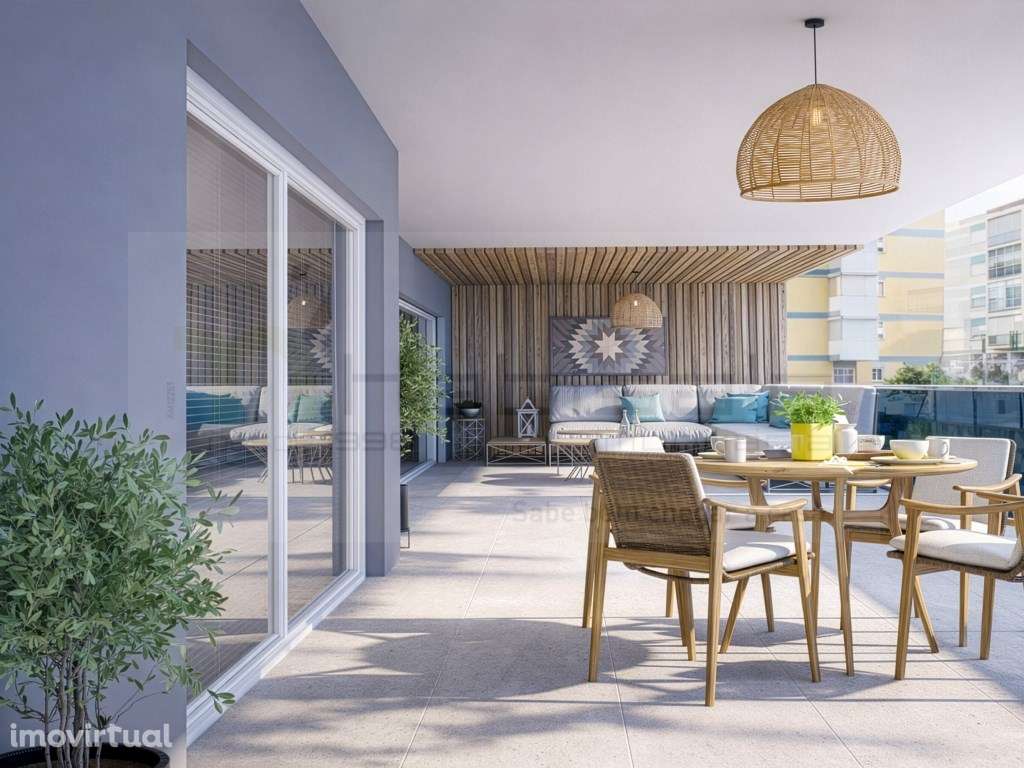 Apartamento T3+1 com terraço de 131 m2 | Terraços da Póvoa - Grande imagem: 2/21