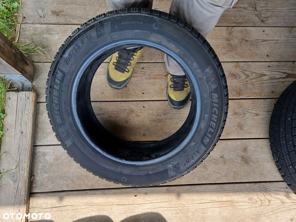 Opony MICHELIN ALPIN 6 205/55R16 91H 2021r,4x7mm bdb stan - 10