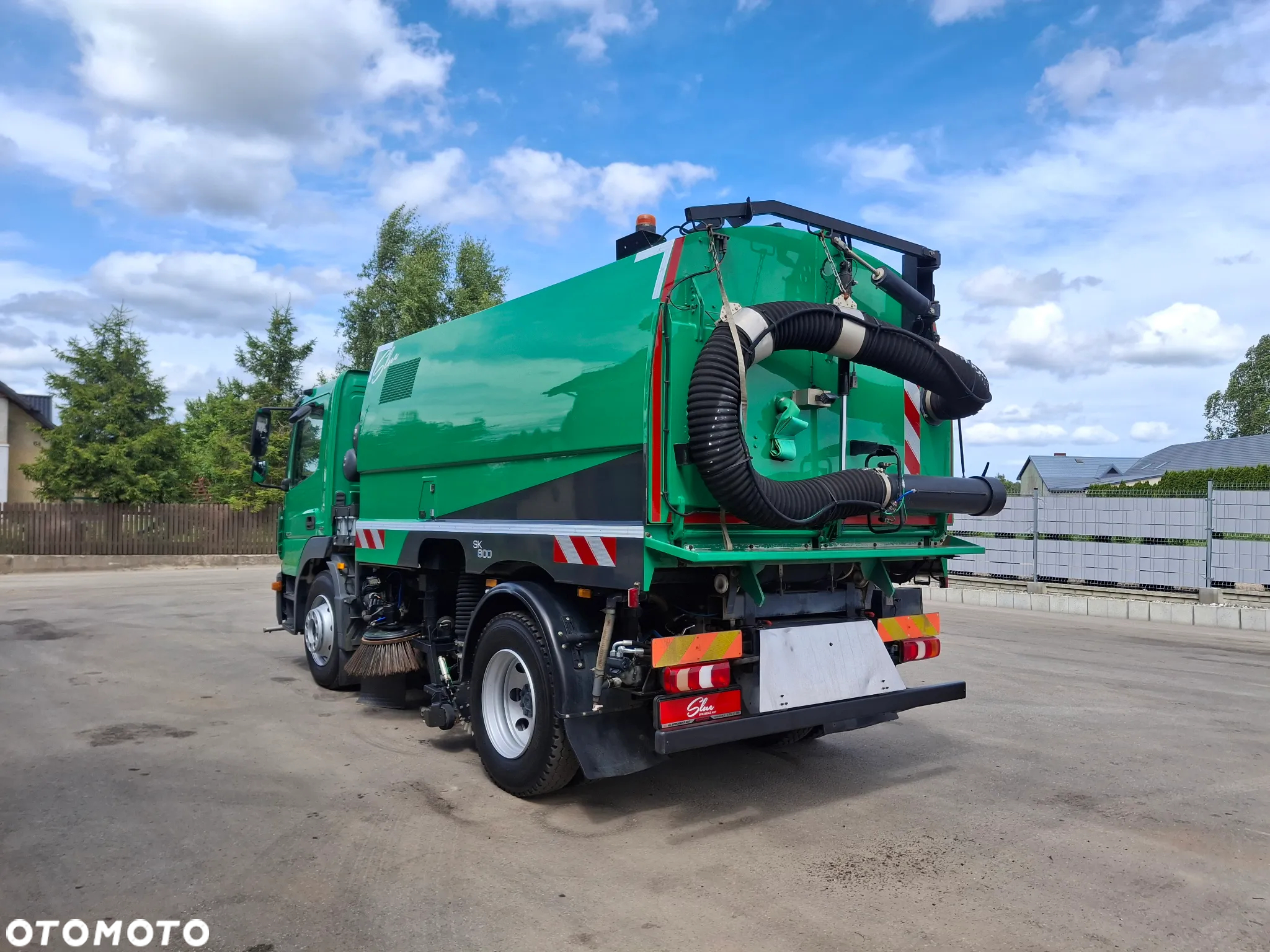 Mercedes-Benz Atego 1523 Zamiatarka Schmidt SK600 Karcher Euro 6 PM10 Listwa Wysokiego Ciśnienia 2 Silniki Szczotki L/R Rura Do Liści 2016r - 4