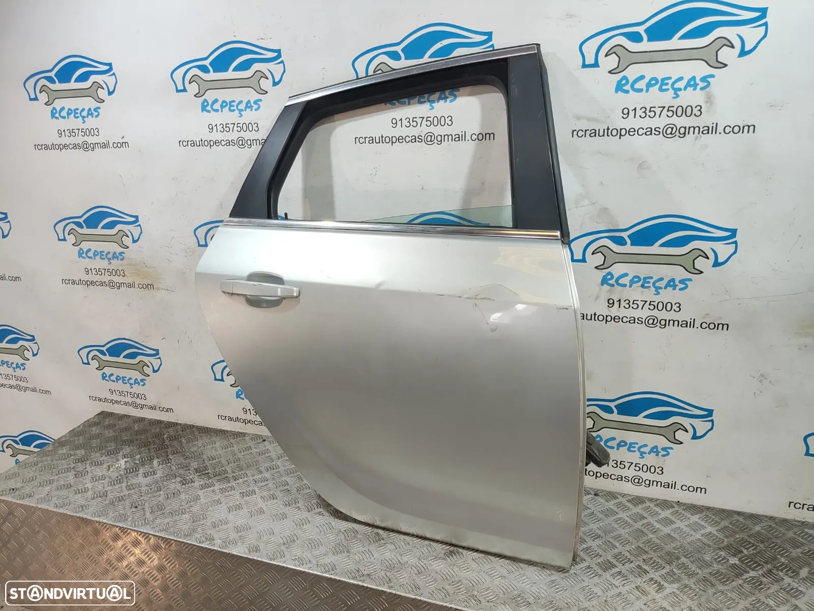 Porta Traseira Direita Opel Astra J P10 Fecho Elevador Motor Puxador Vidro - 3