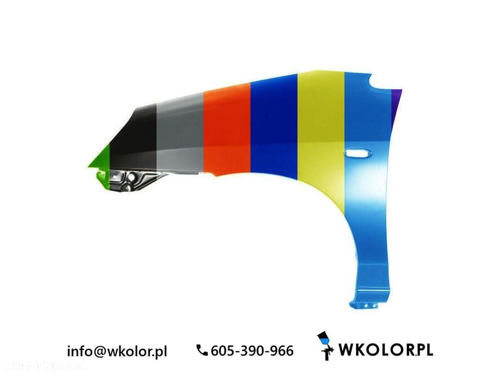 NOWY BŁOTNIK SUZUKI LIANA 2004-2007 LAKIEROWANY W KOLOR - 1