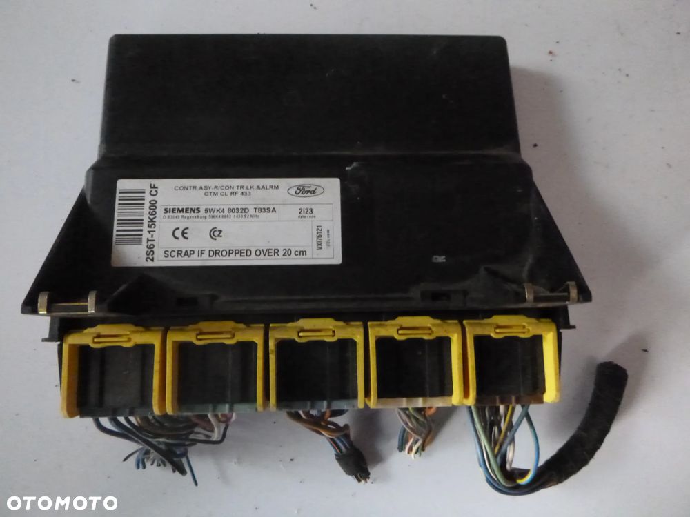 ZESTAW STARTOWY FORD FUSION 1,4 TDCI 2002 ROK  STEROWNIK 2U7A-12A650-ALA   5WS40034A - 2