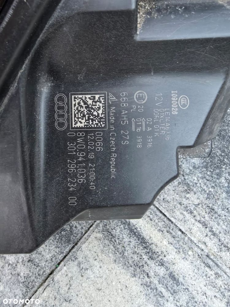 audi a4 s4 b9 lampa prawa przód full led matrix 8w0941036 - 10