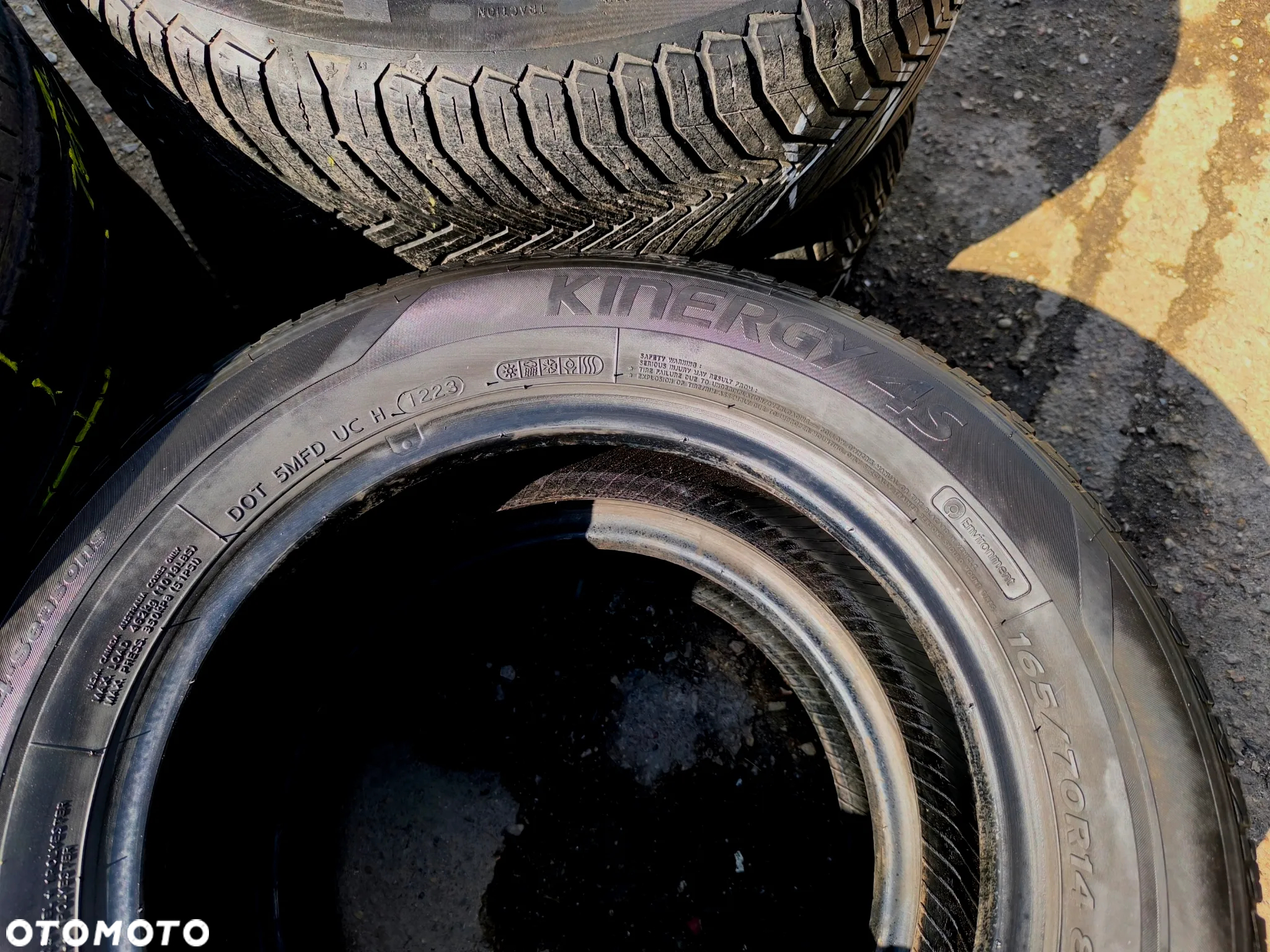 165/70R14 81T Opony Całoroczne Wielosezonowe HANKOOK KINERGY 4S 4 S 5mm Legnica ALU-RAD 23r. 165/70 - 6