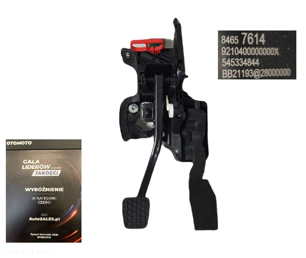 FABRYCZNIE NOWY ORYGINALNY PEDAŁ GAZU HAMULCA POTENCJOMETR OPEL INSIGNIA B II 2 17-25 84657614 - 1