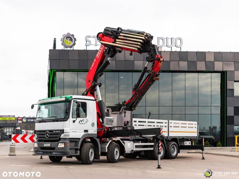 Mercedes-Benz Actros 3244 8x4 Fassi F600 HDS Żuraw Fly Jib Wciągarka - 8